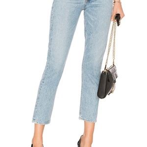 Riley High Rise Straight Crop in Renewal Agolde 26.